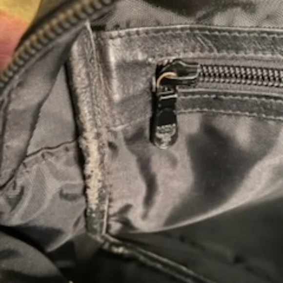 MCM Black and Gold Shoulder Bag - Picture 9 of 11